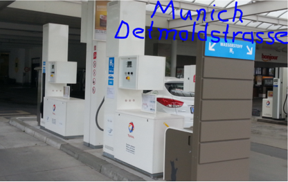 munich detmoldstrasse total hydrogen refuelling station hydrochan fcev