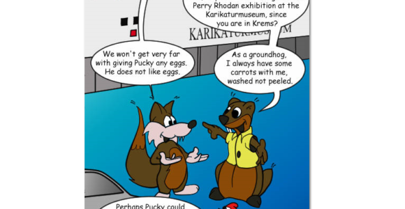 Hydrochan-Groundhog-Hitzlifitzli-Fox-Chicken-Perry-Rhodan-Exhibition-Pucky-Karikaturmuseum-Krems-Energytours-Imagefiguren_s