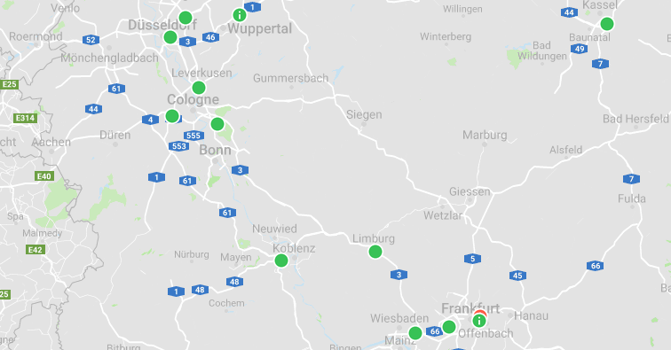 frankfurt dusseldorf h2 mobility_hydrochan_energy storage europe 2019_map