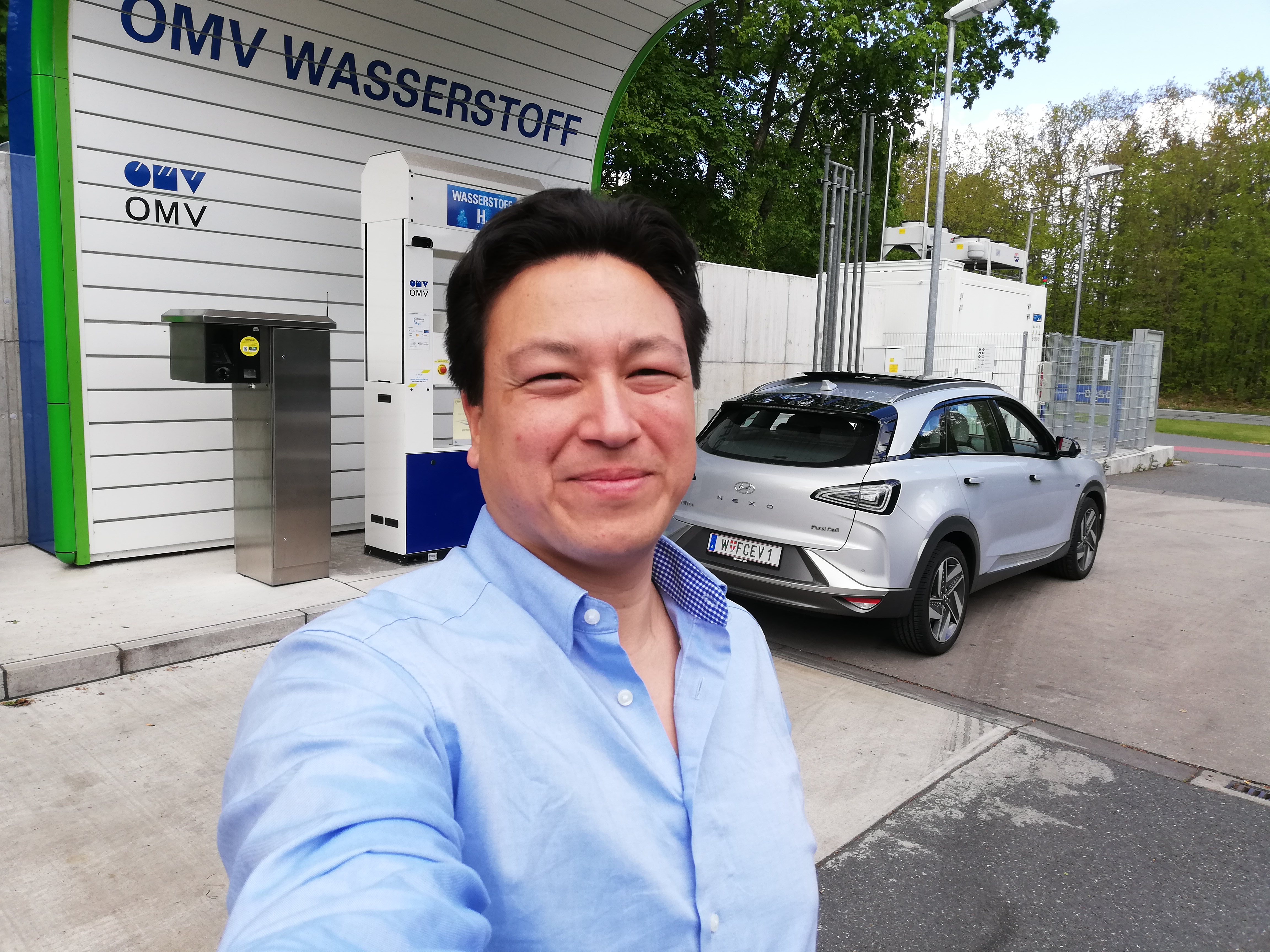 hyundai-nexo-range-test-hydrochan-Vienna-Offenbach-Innsbruck wasserstoff tankstelle nürnberg omv mortimer