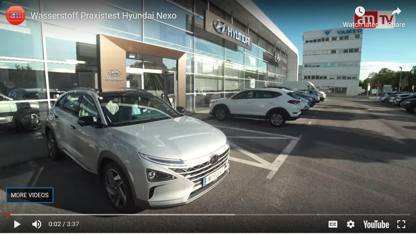 Video_Wasserstoff Praxistest Hyundai Nexo_www.automagazin.at_551 kilometres with 1 tank_Reichweiten und Geschwindigkeits Test Wasserstoff_wien offenbach innsbruck_may 2019_mortimer hydrochan