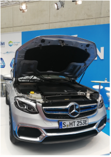 Mercedes Benz GLC FCELL_mortimer schulz solutions hydrochan_hannover messe_front motorhaube bonnet_hydrogen europe